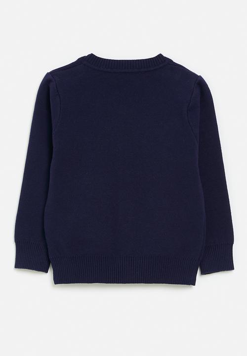 Pop Candy - Printed cardigan - navy blue