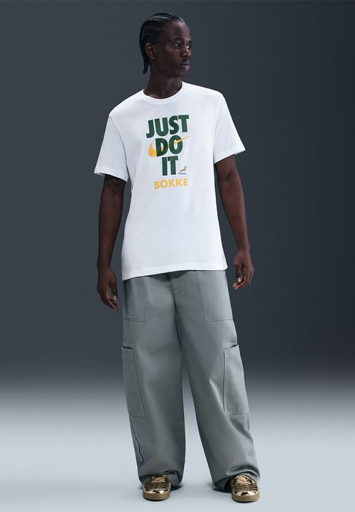 Nike - Springbok Men's Just Do IT Bokke T-shirt  - White/University Gold