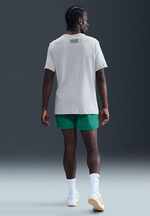Nike - Springbok Men's Heritage T-Shirt - Dk Grey Heather/Gorge Green