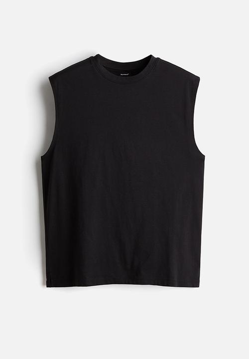 H&M - Loose fit sports vest top with drymove™ - black