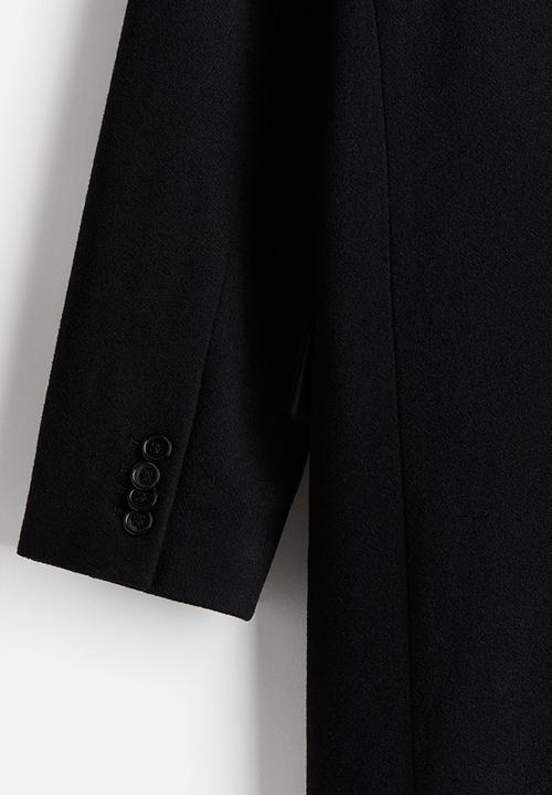 H&M - Wool-blend coat - black