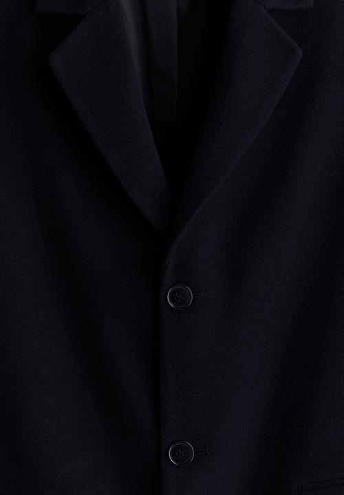 H&M - Wool-blend coat - navy blue