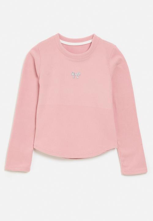 Pop Candy - Bow print tee - pink