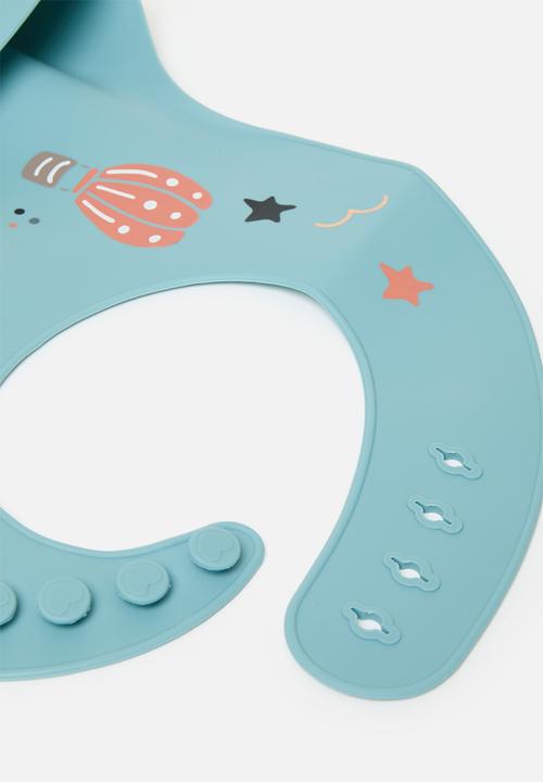 Pop Candy - Printed silicone bib - blue