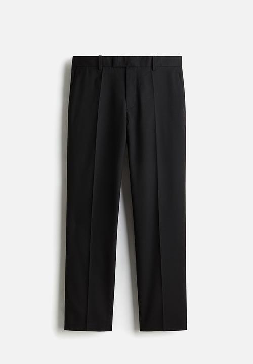 H&M - Regular fit suit trousers - black