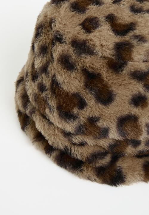 Pop Candy - Leopard print bucket hat - brown