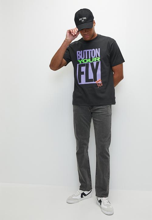 Levi’s® - VTG FIT GRAPHIC TEE ZA 501 DAY BUTTON YO