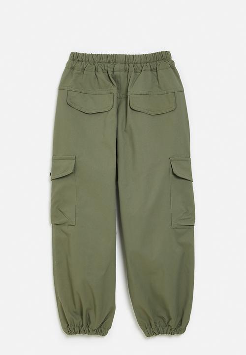 Pop Candy - Utility pants -green