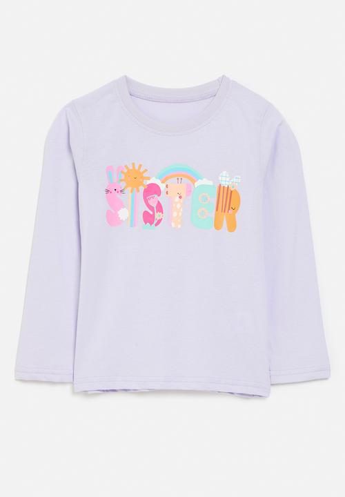 Pop Candy - Printed tee - lilac