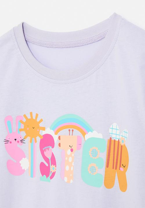 Pop Candy - Printed tee - lilac