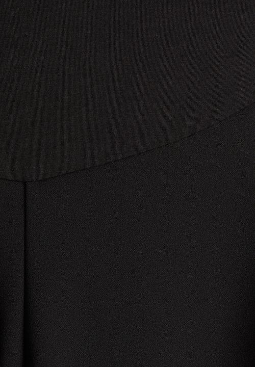 H&M - Mama wide trousers - black
