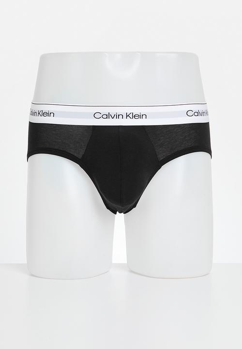 Calvin Klein - Hip Brief 3 Pack - Black