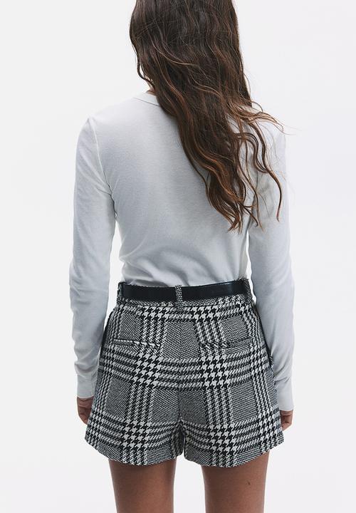 H&M - Ribbed top - white