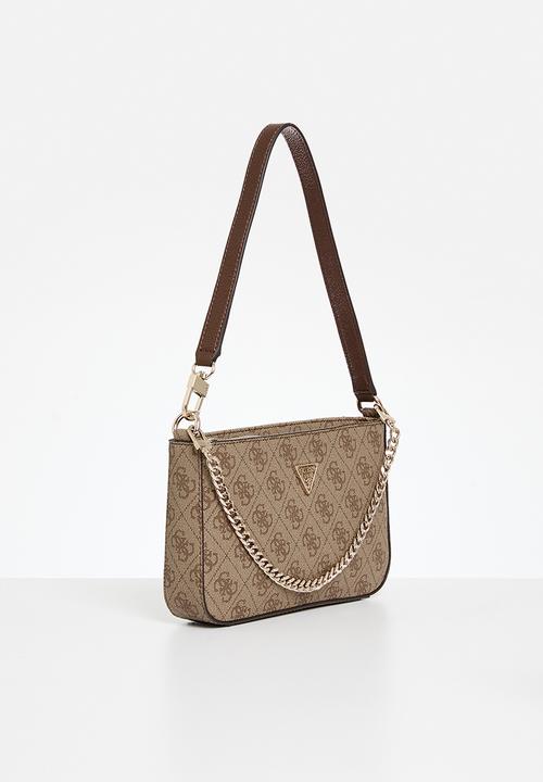 GUESS - Noelle shoulder bag - latte logo