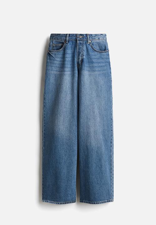 H&M - Wide jeans - denim blue