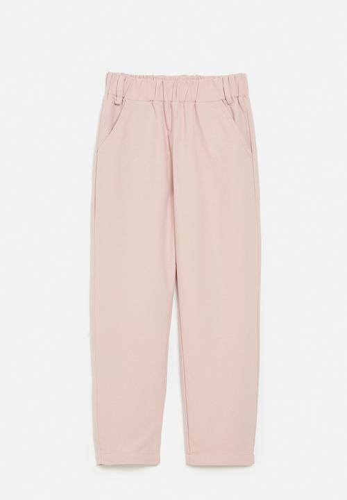 Pop Candy - Paperbag waist pants-pink