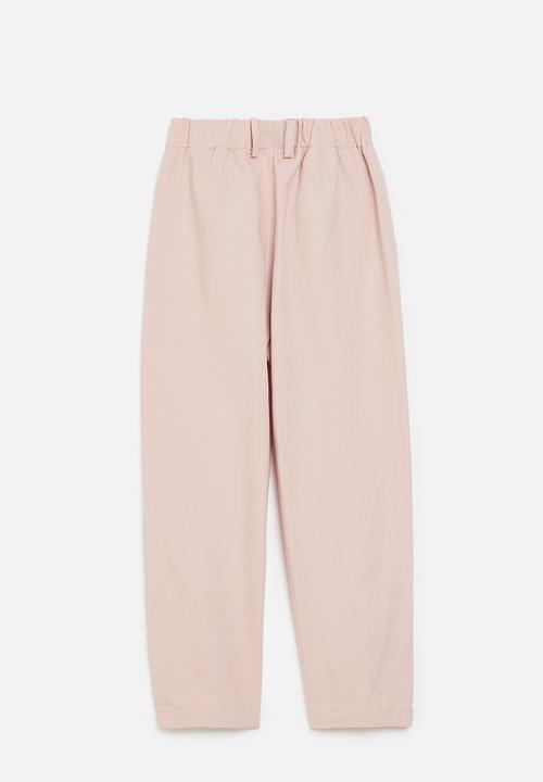 Pop Candy - Paperbag waist pants-pink