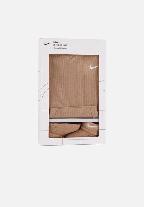 Nike - Nhn nike rib s/s romper & sock- hemp