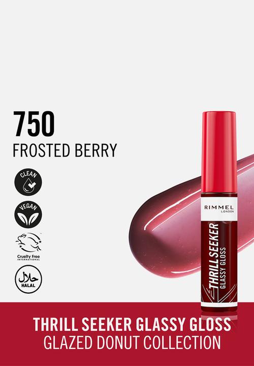 Rimmel - Thrill Seeker Glassy Gloss - Frosted Berry