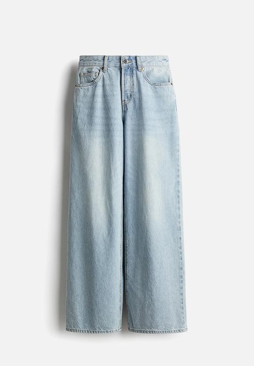 H&M - Wide jeans - light denim blue