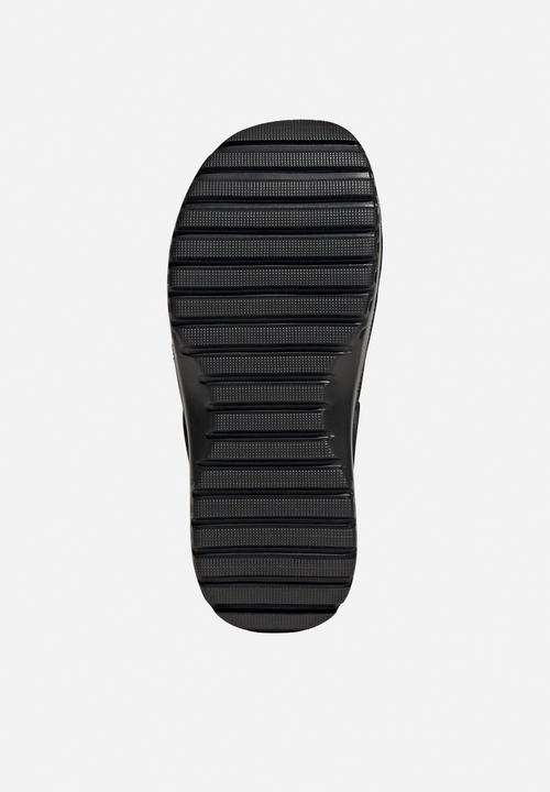 adidas Originals - Adilette clog platform - core black/core black