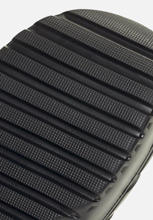 adidas Originals - Adilette clog platform - core black/core black
