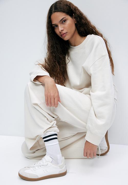 H&M - Loose-fit sweatshirt - light beige