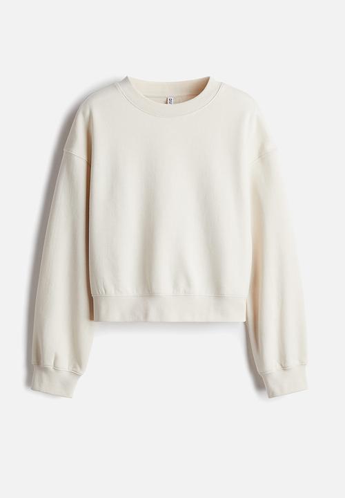 H&M - Loose-fit sweatshirt - light beige
