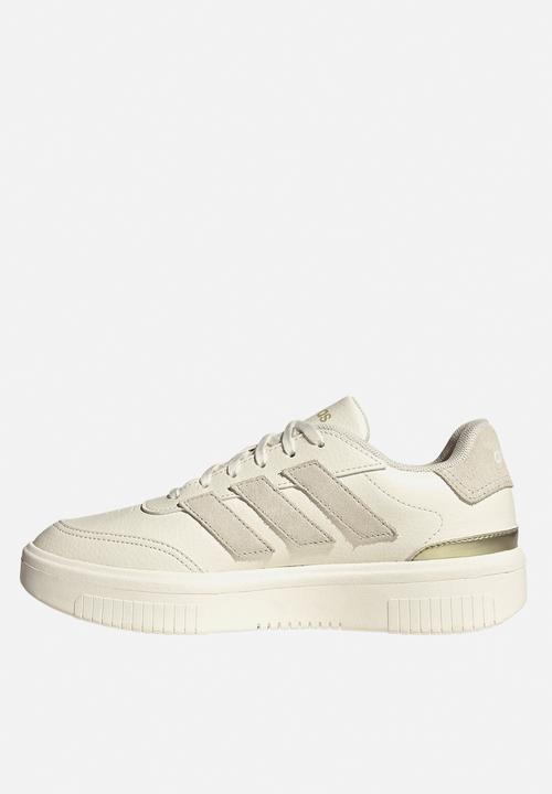 adidas Originals - Courtblock bold - off white/alumina/gold met.