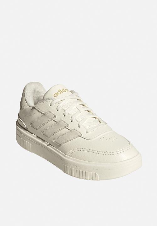 adidas Originals - Courtblock bold - off white/alumina/gold met.