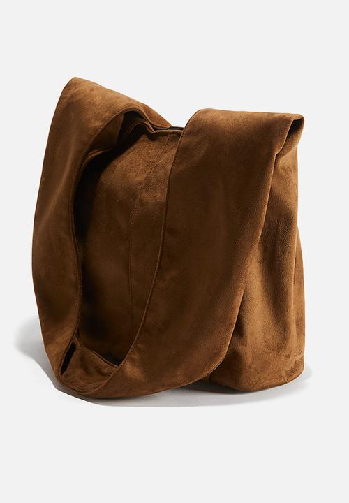 H&M - Slouchy shoulder bag - brown 