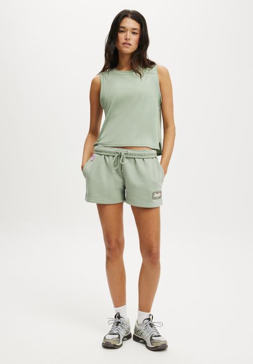 Cotton On - Active Rib Muscle Tank - Iceberg Green