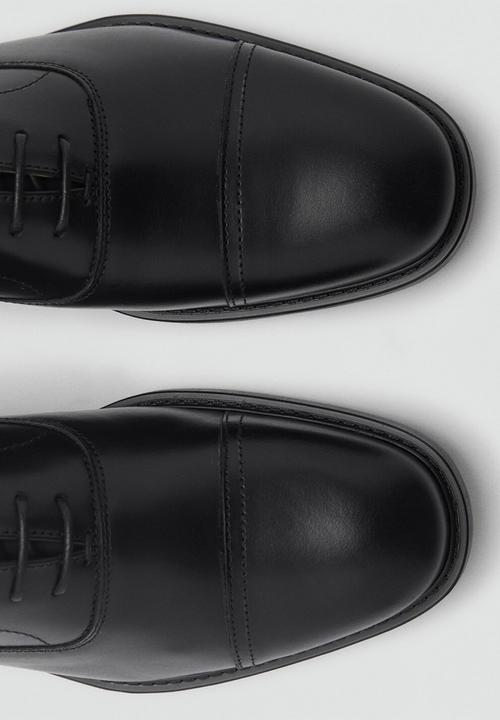 MANGO - Shoes Turin - Black Leather
