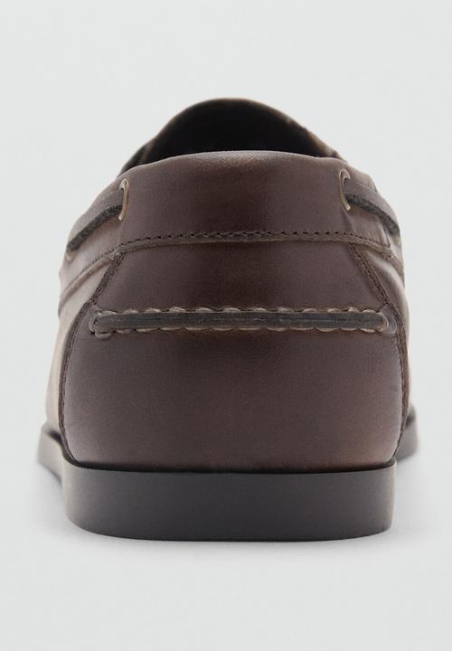 MANGO - Boat shoe - Brown