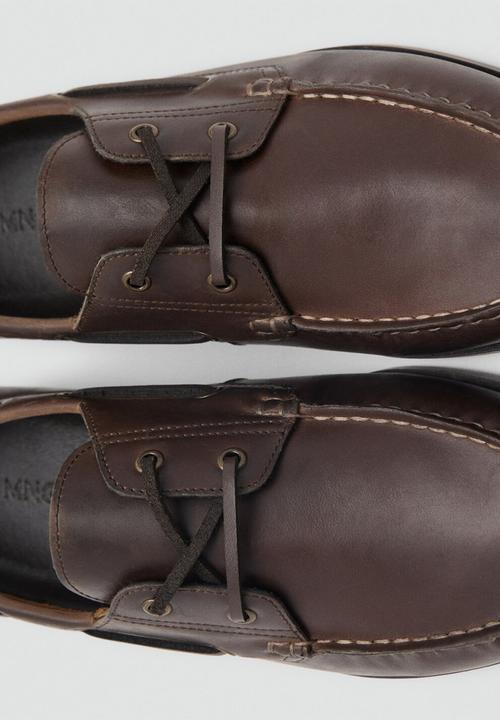 MANGO - Boat shoe - Brown