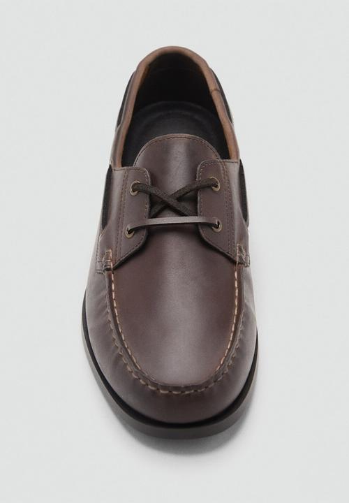 MANGO - Boat shoe - Brown