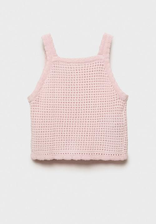 MANGO - Top azores - light pastel pink
