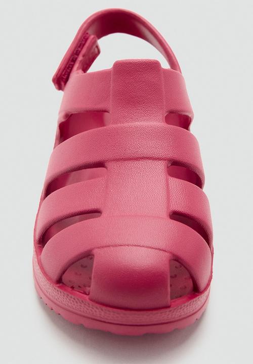 MANGO - Beach shoes poolf - medium red