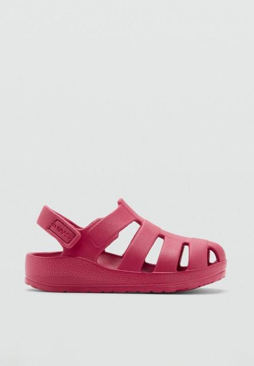 MANGO - Beach shoes poolf - medium red