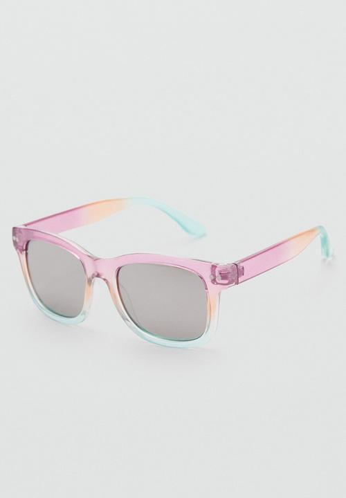 MANGO - Sunglasses rainbow - turquoise & aqua