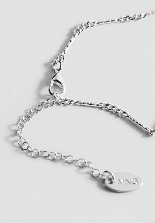 MANGO - Adelaida necklace - silver