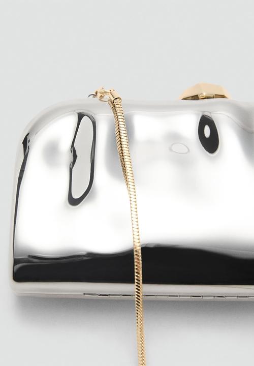 MANGO - Patri handbag - silver