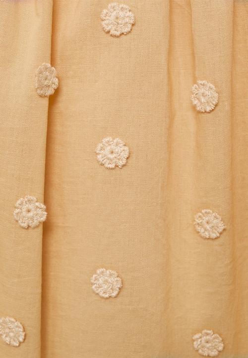 MANGO - Blouse mousse - bright yellow