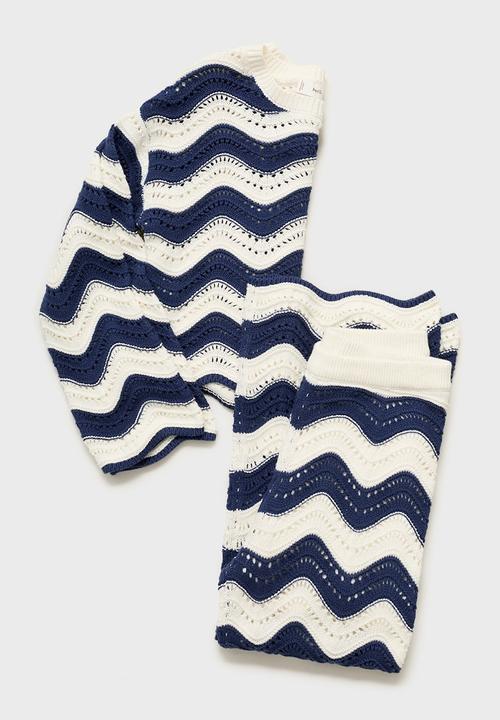 MANGO - Trousers halip - medium blue