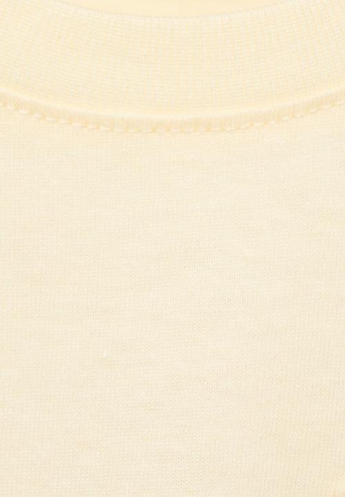 MANGO - T-shirt basicab8 - light pastel yellow