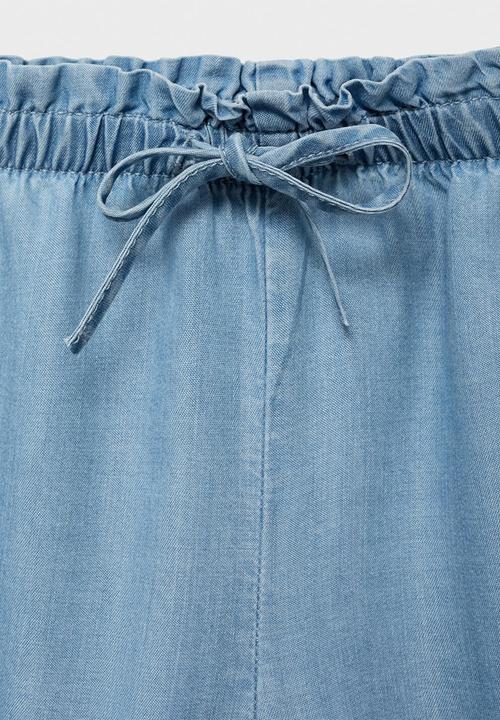 MANGO - Trousers elsa - open blue