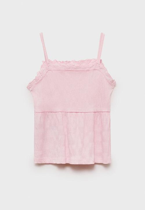 MANGO - Top bimba - pink