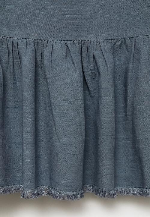 MANGO - Skirt paola - medium blue