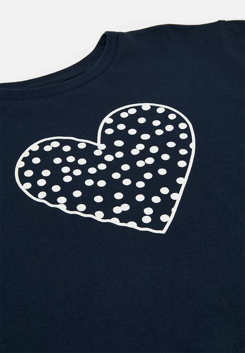 Pop Candy - Pj set -navy/polka dot