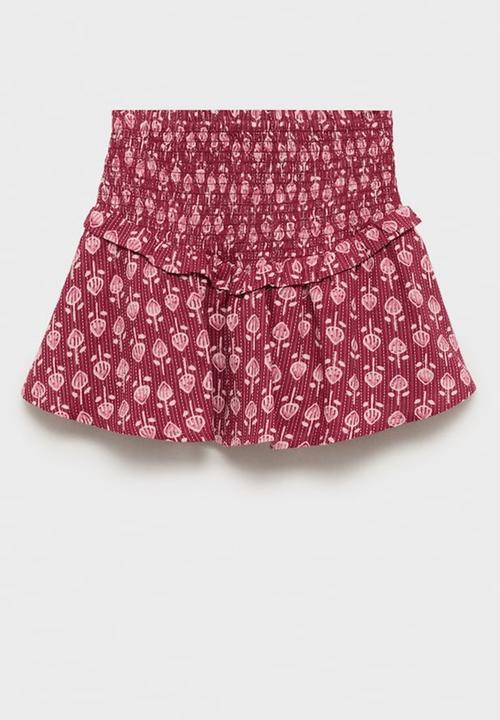 MANGO - Skirt bombai - medium red